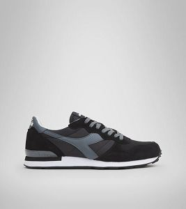 Diadora Camaro Men's Trainers Black / Navy | 613908-UK