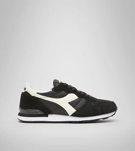 Diadora Camaro Men's Trainers Black / White | 745368-UK