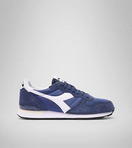 Diadora Camaro Men's Trainers Blue / White | 687359-UK