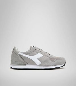 Diadora Camaro Men's Trainers Grey / White | 146723-UK