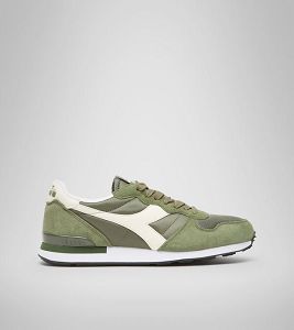 Diadora Camaro Men's Trainers Olive / Green / White | 365942-UK