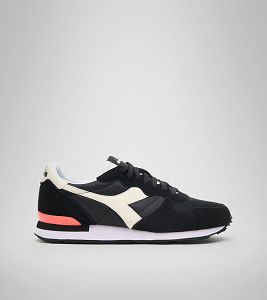 Diadora Camaro Men's Trainers White / Black / Orange | 610829-UK