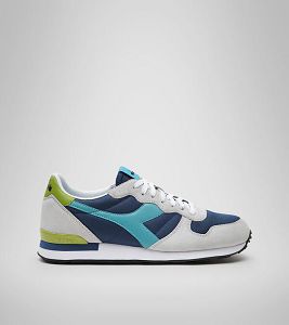 Diadora Camaro Women's Trainers Grey / Blue | 480932-UK