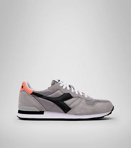 Diadora Camaro Women's Trainers Grey / Black | 914758-UK