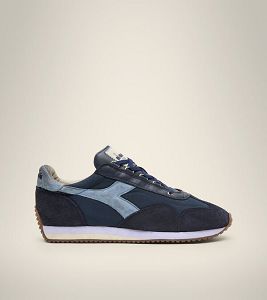 Diadora Equipe H Dirty Stone Wash Evo Men's Heritage Shoes Navy | 371984-UK