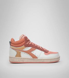 Diadora Magic Basket Demi Icona Wn Women's Trainers White / Brown | 456129-UK