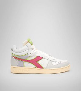 Diadora Magic Basket Demi Wn Women's Trainers White / Grey / Red | 958312-UK