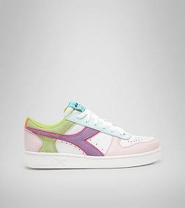 Diadora Magic Basket Low Wn Women's Trainers White / Multi | 861529-UK