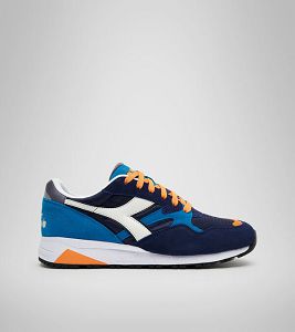 Diadora N902 Men's Trainers Blue / Orange / White | 321540-UK