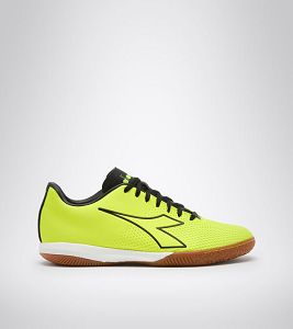 Diadora Pichichi 4 Idr Men's Futsal Shoes Yellow / Black | 579416-UK