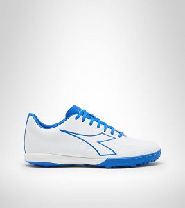 Diadora Pichichi 4 Tfr Men's Futsal Shoes White / Blue | 391765-UK