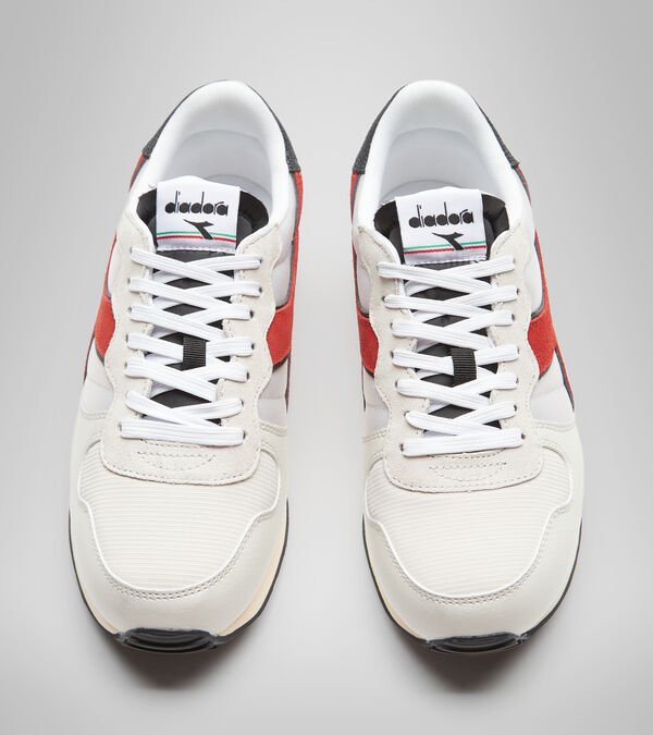 Diadora Camaro Icona Women's Trainers Grey / Red | 630951-UK