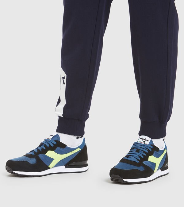 Diadora Camaro Men's Trainers Blue / Black / Yellow | 813560-UK