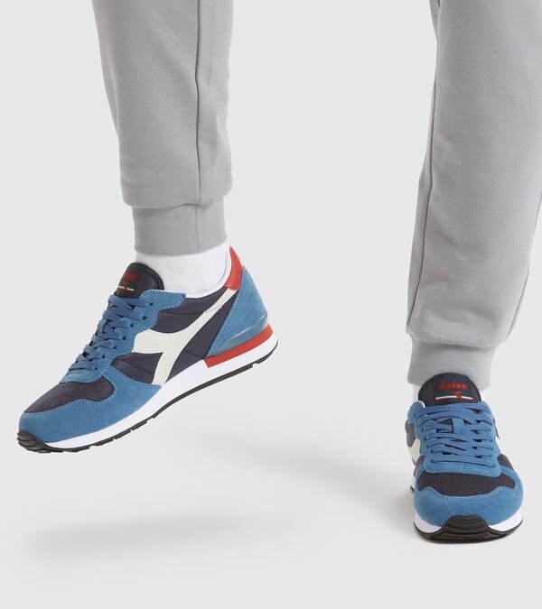 Diadora Camaro Men's Trainers Blue / White / Red | 519746-UK