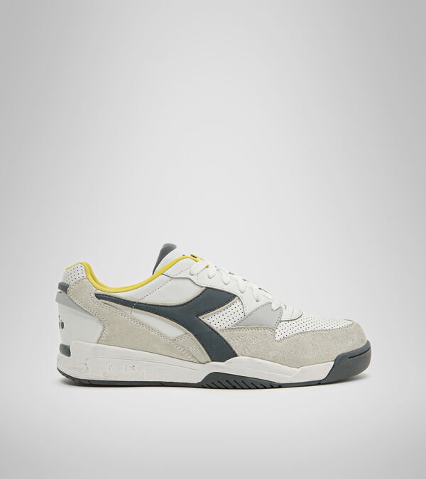 Diadora Rebound Ace Wax Women\'s Trainers Grey / White / Yellow | 584962-UK