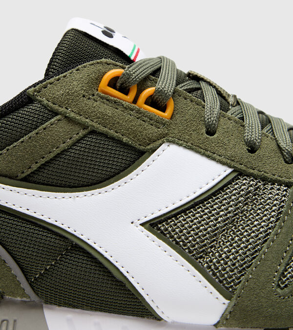 Diadora Titan Men's Trainers Green / White | 940276-UK