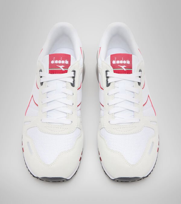 Diadora Titan Men's Trainers White / Grey / Red | 176583-UK