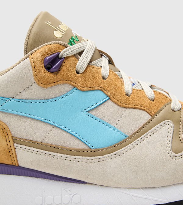 Diadora V7000 Camo Women's Trainers Beige / Brown / Blue | 473165-UK